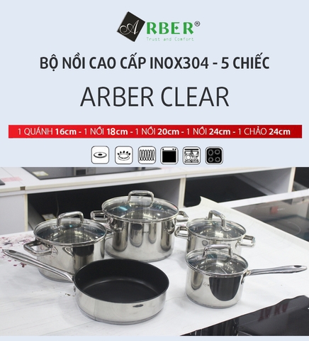 Bộ nồi Arber CLEAR