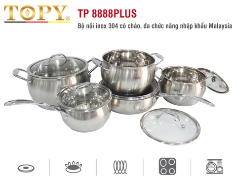 Bộ nồi Topy TP 8888Plus