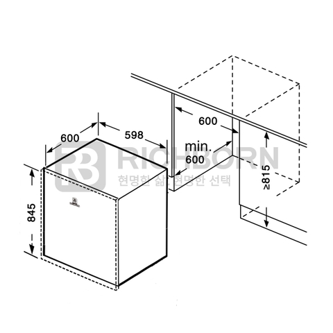 Máy Rửa Bát RICHBORN RDS6085FMS