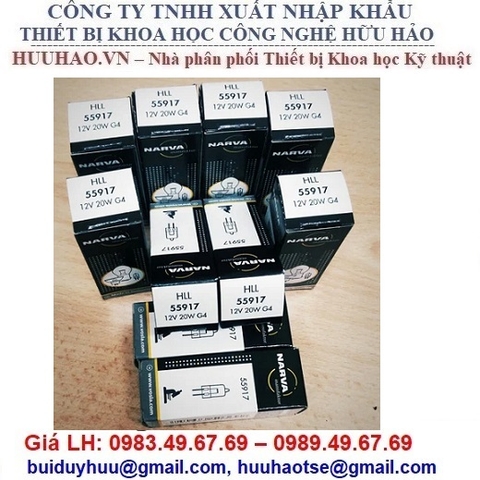 BÓNG ĐÈN HALOGEN NARVA 55917 12V 20W G4
