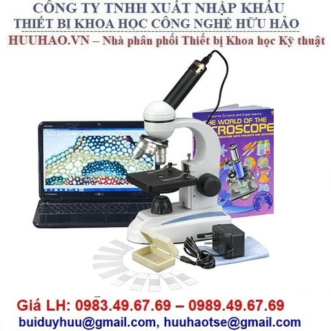 KÍNH HIỂN VI AMSCOPE M158C-E ĐỘ PHÓNG ĐẠI 1000X