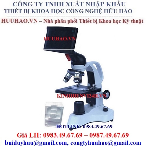 KÍNH HIỂN VI 1 MẮT CÓ MÀN HÌNH HHM-2020CM