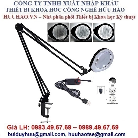 KÍNH LÚP KẸP BÀN TERINO DE-27B (10X VÀ 20X)