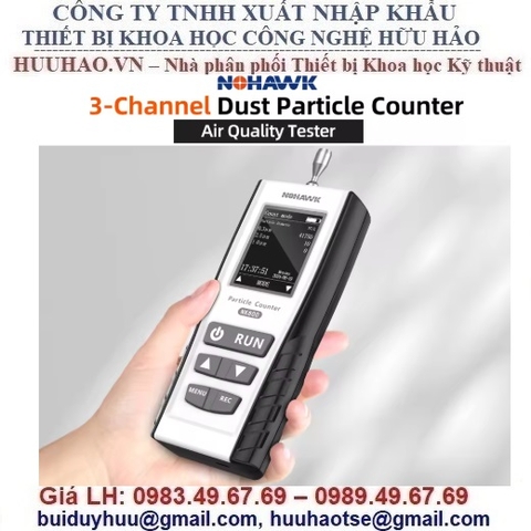 MÁY ĐẾM HẠT BỤI KHÔNG KHÍ LASER 3 KÊNH NK800