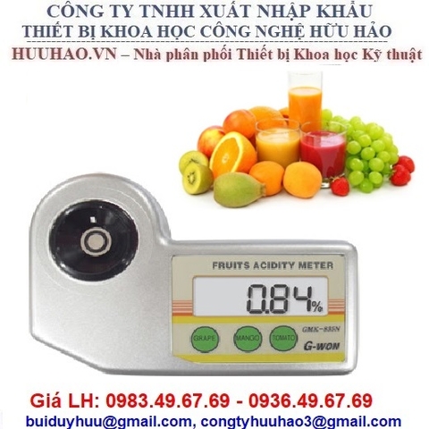 MÁY ĐO ĐỘ ACID TRÁI CÂY GMK-835N G-WON