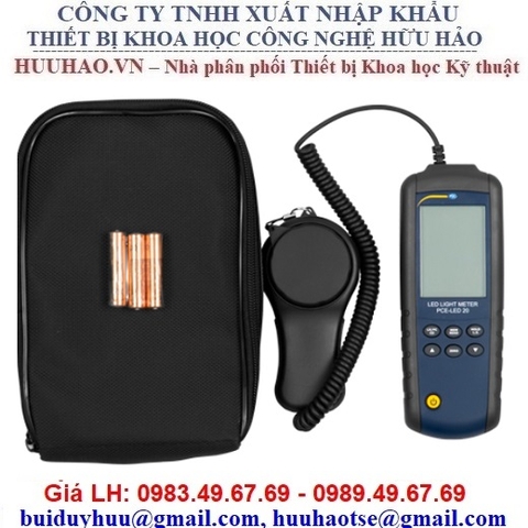 MÁY ĐO CƯỜNG ĐỘ ÁNH SÁNG PCE-LED 20