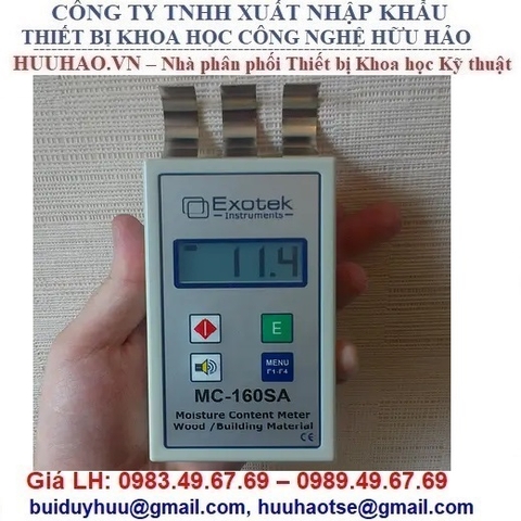 MÁY ĐO ĐỘ ẨM GỖ VÀ VẬT LIỆU EXOTEK MC-160SA
