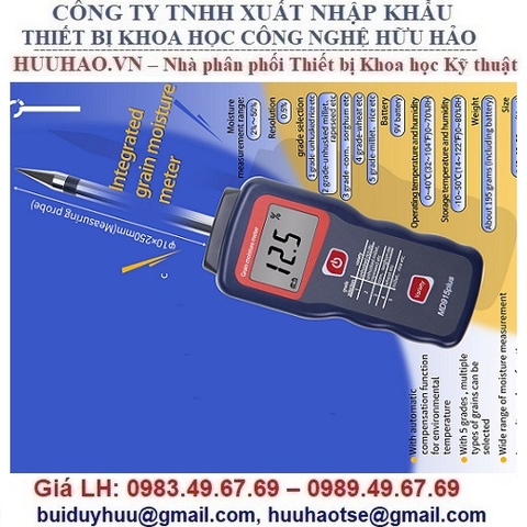 MÁY ĐO ĐỘ ẨM HẠT NGŨ CỐC, NÔNG SẢN MD915plus