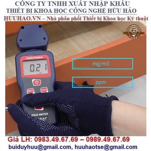 MÁY ĐO NỒNG ĐỘ KHÍ FORMALDEHYDE CH2O-212PLUS