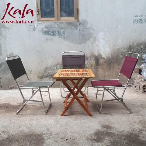 Ghế xếp vải Inox loại nhỡ ( Loại trung ) Ghế xếp vải Inox loại nhỡ ( Loại trung )