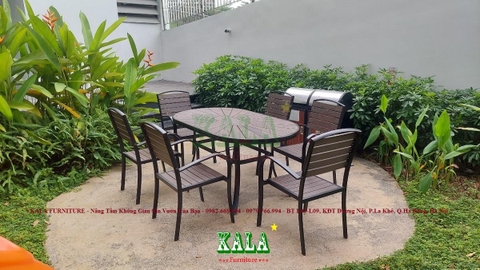 Bộ bàn ghế sân vườn CPS-NK05 Bộ bàn ghế sân vườn CPS-NK05