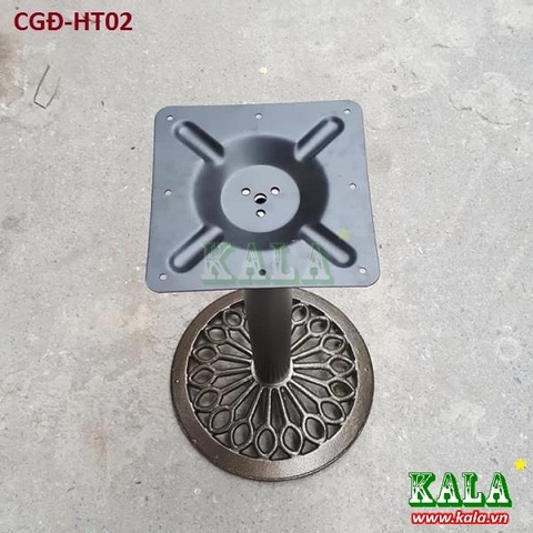 Chân Gang Hoa Tròn Màu Đồng CGĐ-HT02 Chân Gang Hoa Tròn Màu Đồng CGĐ-HT02