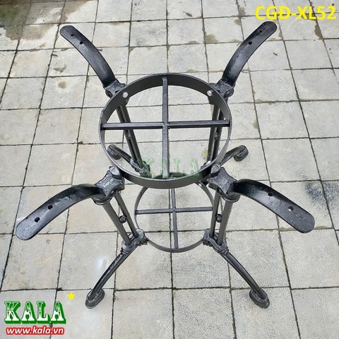 Chân bàn gang đúc chữ X  CGĐ-XL52 Chân bàn gang đúc chữ X  CGĐ-XL52
