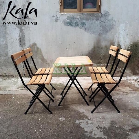 Bàn ghế  ngoài trời mini gấp gọn KALA - 01 Bàn ghế  ngoài trời mini gấp gọn KALA - 01