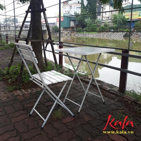 Bàn ghế ngoài trời gấp gọn KALA - 04 Bàn ghế ngoài trời gấp gọn KALA - 04