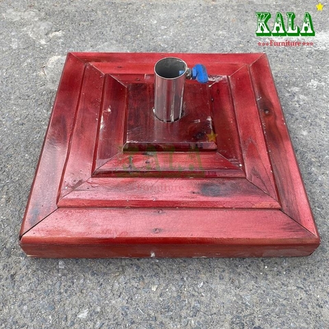 Chân đế ô bọc gỗ cho ô chính tâm Chân đế ô bọc gỗ cho ô chính tâm