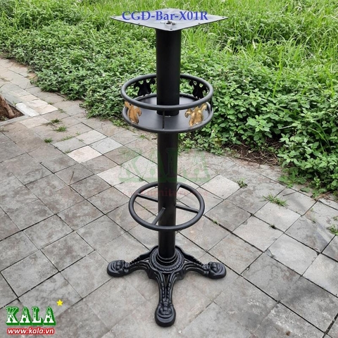 Chân bàn bar gang đúc chữ thập CGĐ-Bar-X01R Chân bàn bar gang đúc chữ thập CGĐ-Bar-X01R