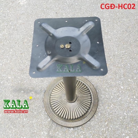 Chân bàn gang mâm tròn hoa cúc màu đông CGĐ-HC02 Chân bàn gang mâm tròn hoa cúc màu đông CGĐ-HC02