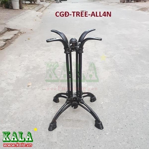 Chân bàn gang đúc toàn bộ CGĐ-Tree-ALL4N