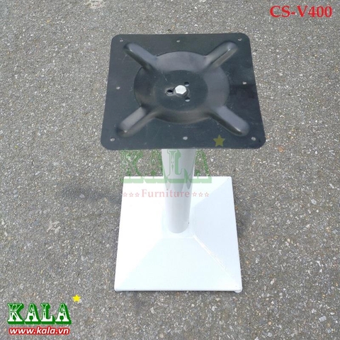 Chân bàn sắt mâm vuông vồng 40cm CS-V400