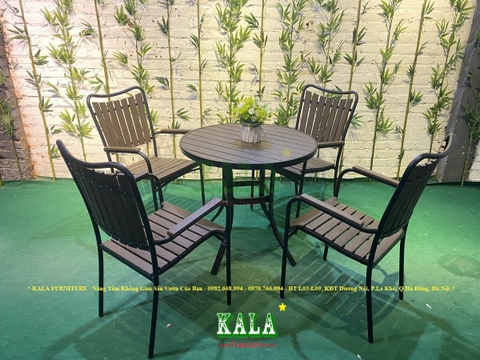 Bộ bàn ghế ngoài trời CPS-NK04 Bộ bàn ghế ngoài trời CPS-NK04