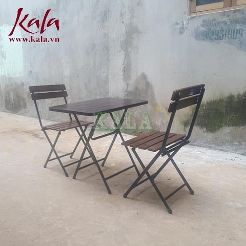 Bàn ghế gấp gọn mini KALA - 02 Bàn ghế gấp gọn mini KALA - 02