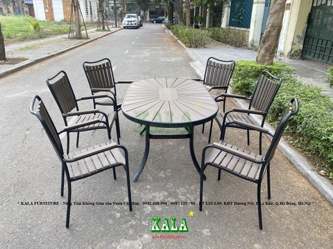 Bộ bàn ghế ngoài trời CPS-NK03 Bộ bàn ghế ngoài trời CPS-NK03