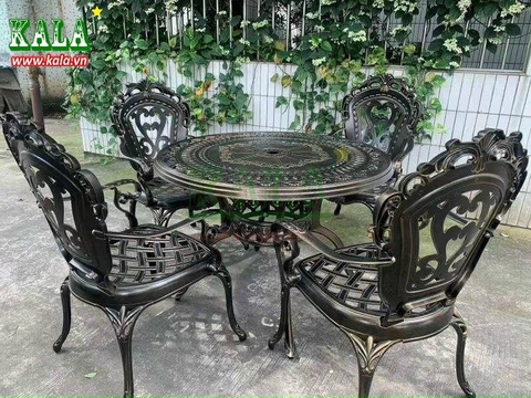 Ghế nhôm đúc hoa văn SV-ND1 Ghế nhôm đúc hoa văn SV-ND1