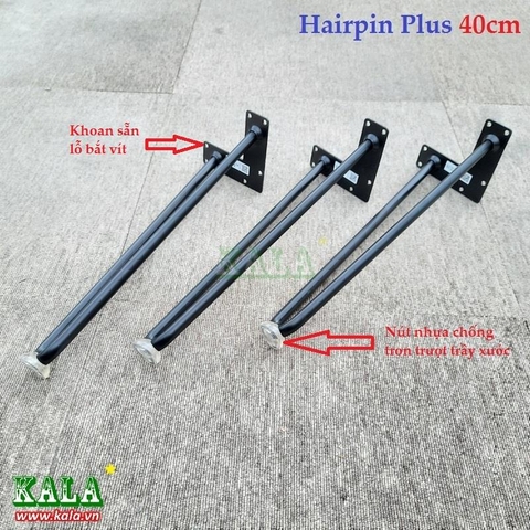Chân bàn Hairpin Plus 40cm Chân bàn Hairpin Plus 40cm