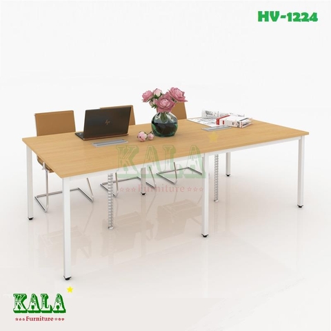 Chân bàn văn phòng sắt hộp vuông 1200x2400mm (HV-1224)