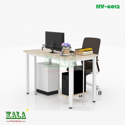 Chân bàn văn phòng sắt hộp vuông 600x1200mm (HV-6012)