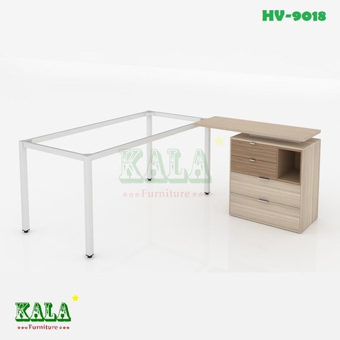 Chân bàn văn phòng sắt hộp vuông 900x1800mm (HV-9018)