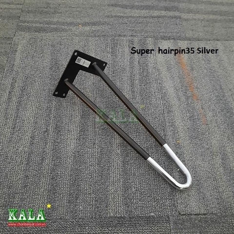 Chân bàn Super Hairpin 35cm Silver