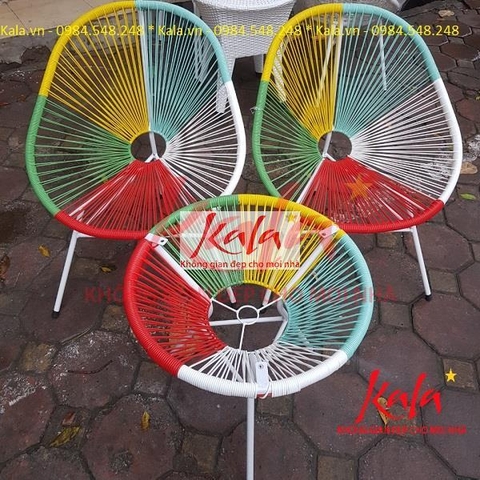 Bàn ghế Acapulo ( Nhựa giả mây ) Bàn ghế Acapulo ( Nhựa giả mây )