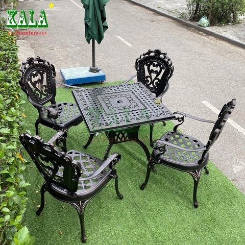 Bộ bàn ghế nhôm đúc NK28 Bộ bàn ghế nhôm đúc NK28