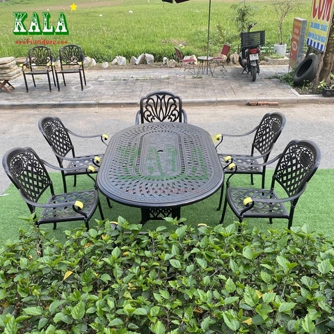 Bàn ghế nhôm đúc NK22 Bàn ghế nhôm đúc NK22