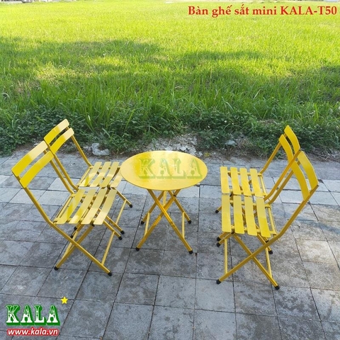 Bàn ghế sắt mini KALA-T50 Bàn ghế sắt mini KALA-T50
