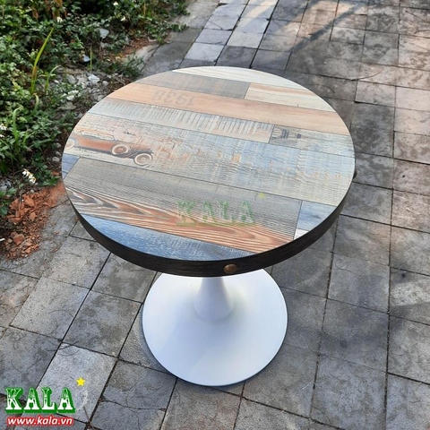 Bàn cafe chân tulip mặt 3D Bàn cafe chân tulip mặt 3D