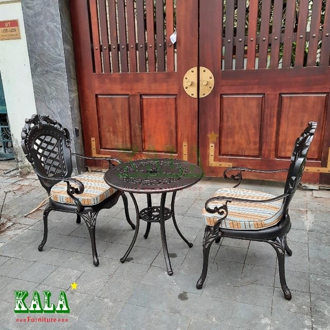 Bộ bàn ghế nhôm đúc NK10 Bộ bàn ghế nhôm đúc NK10