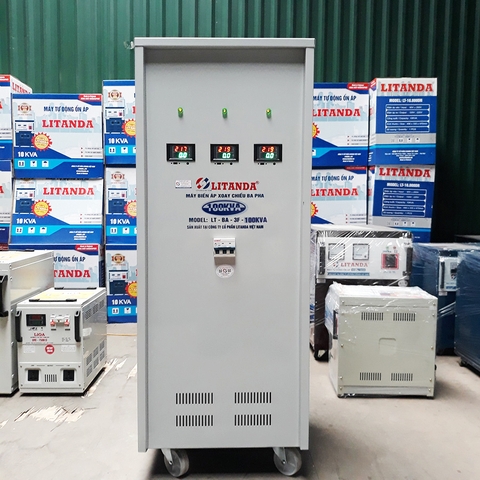 Biến Áp 3 Pha 380V/ 220V 100KVA - 100KW - LiTANDA Dây Đồng Chính Hãng