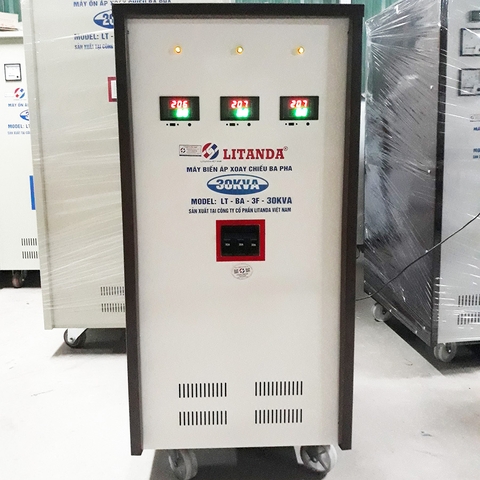 Biến Áp 3 Pha 380V/ 220V 30KVA - LiTANDA 30KW Vào 380V Ra 220V - 200V