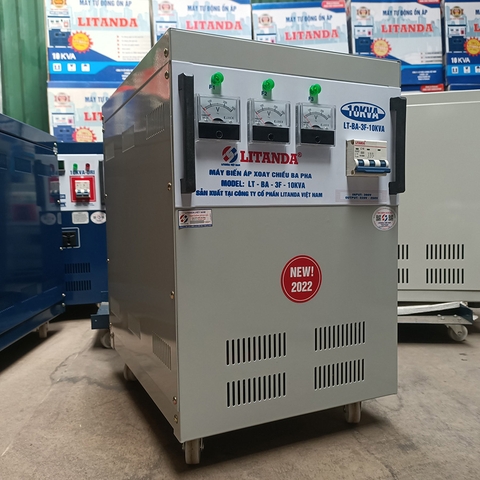 Biến Áp 380V Ra 220V 5A Litanda Dây Đồng 380V/220V 1KVA 2KVA 3KVA 5KVA