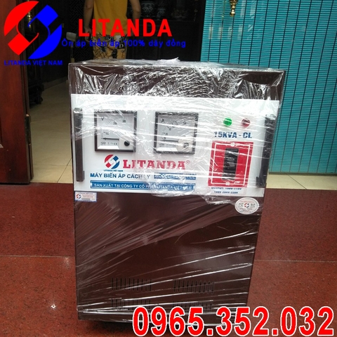 Biến Áp Cách Ly 15KVA Litanda NEW 2020 Dây Đồng 100% Chống Giật Nhiễu