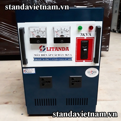 Biến Áp Cách Ly 3KVA Litanda 3KW Dây Đồng 100% Chính Hãng Giá Tại Kho