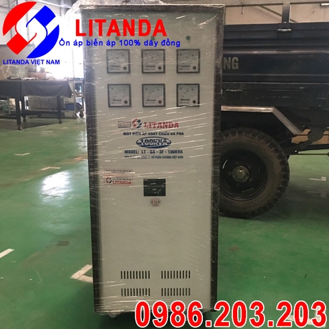 Biến Áp Litanda 100KVA 3 Pha 100KW NEW 2021 Giao Đến Khách Hàng Tại Khu Công Nghiệp Đức Hòa Long An