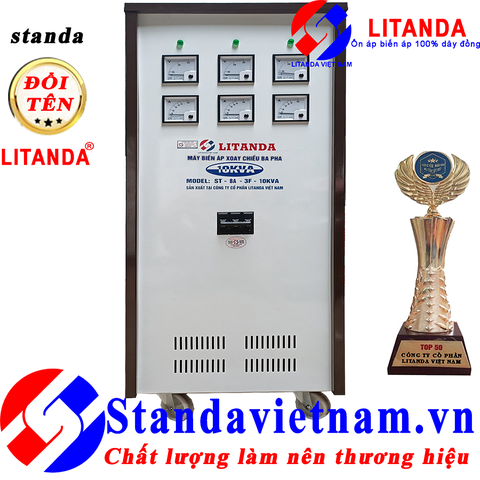 Biến Áp Tự Ngẫu Litanda 10KVA 3 Pha 10KW Thế Hệ Mới 2020 Dây Đồng 100%