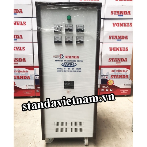 Biến áp standa 60kva Đổi Nguồn 380V xuống 220V/200V