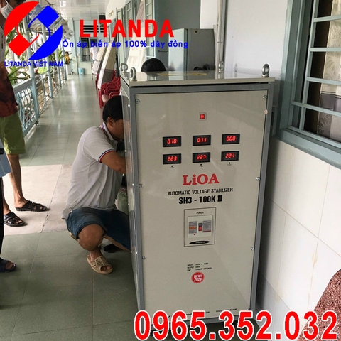 Lioa 100KVA - 100KW Chính Hãng Nhật Linh Lioa SH3-100KII, DR3-100KII