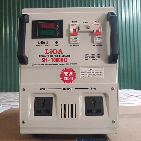 Lioa 10KW Giá Bao Nhiêu Lioa SH-10000II, DRI-10000II, DRII-10000II