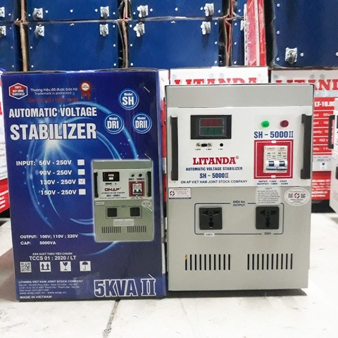 LiTanda Voltage Regulator SH-5000II Range 150V-250V New Life Led Clock Good Price